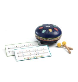 Djeco Steel tongue drum Animambo blauw