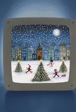 Bijdehansje Seizoensplaat Christmas Skating