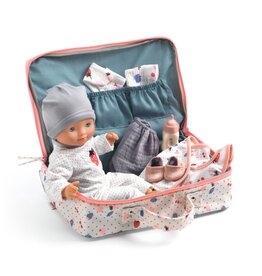 Djeco Koffer met pop Vanille