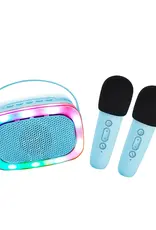 Lalarma Karaokeset met 2 microfoons  Blue