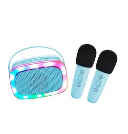 Lalarma Karaokeset met 2 microfoons  Blue