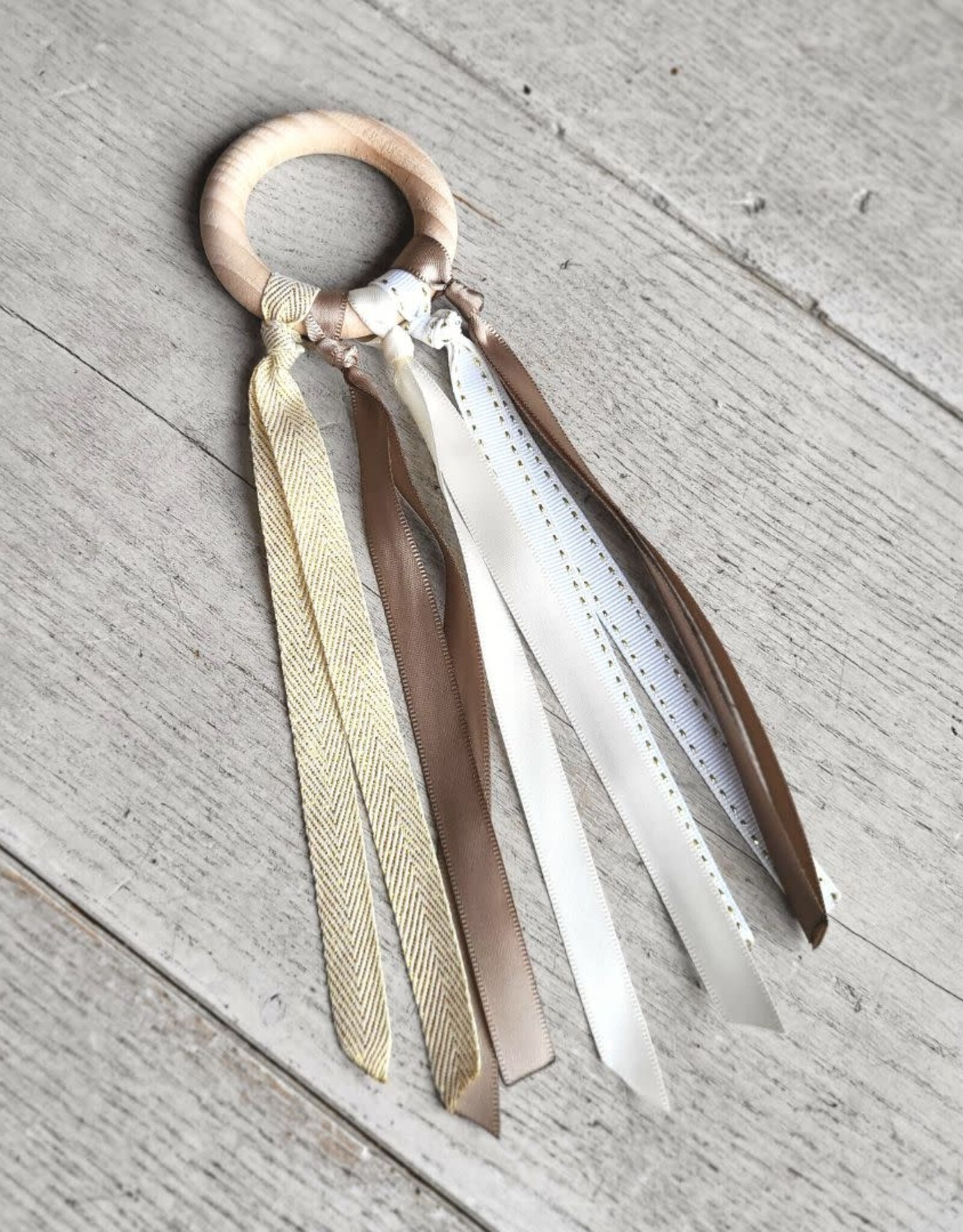 Little Botanic Label Baby handvlieger - Naturel