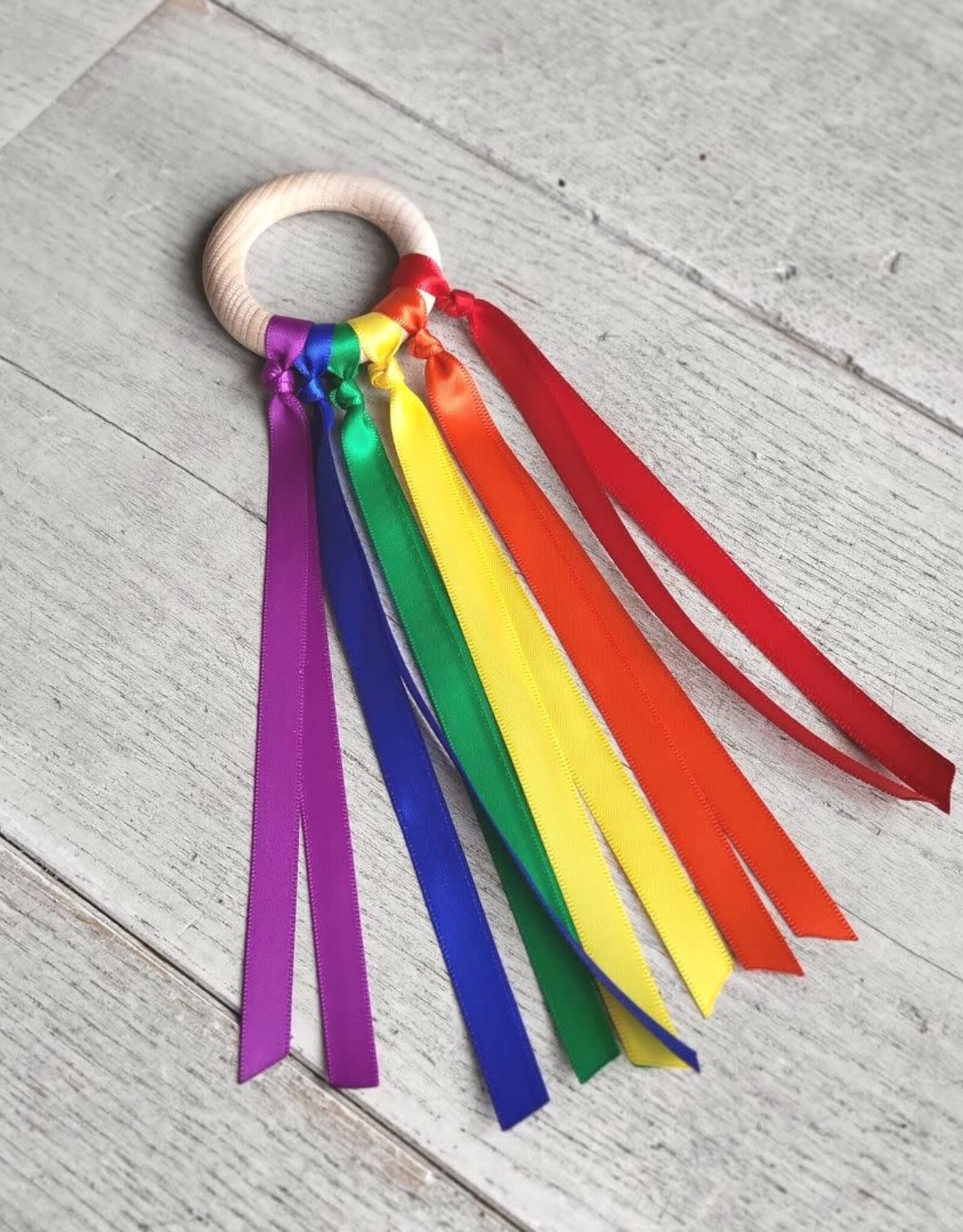 Little Botanic Label Baby handvlieger - Regenboog