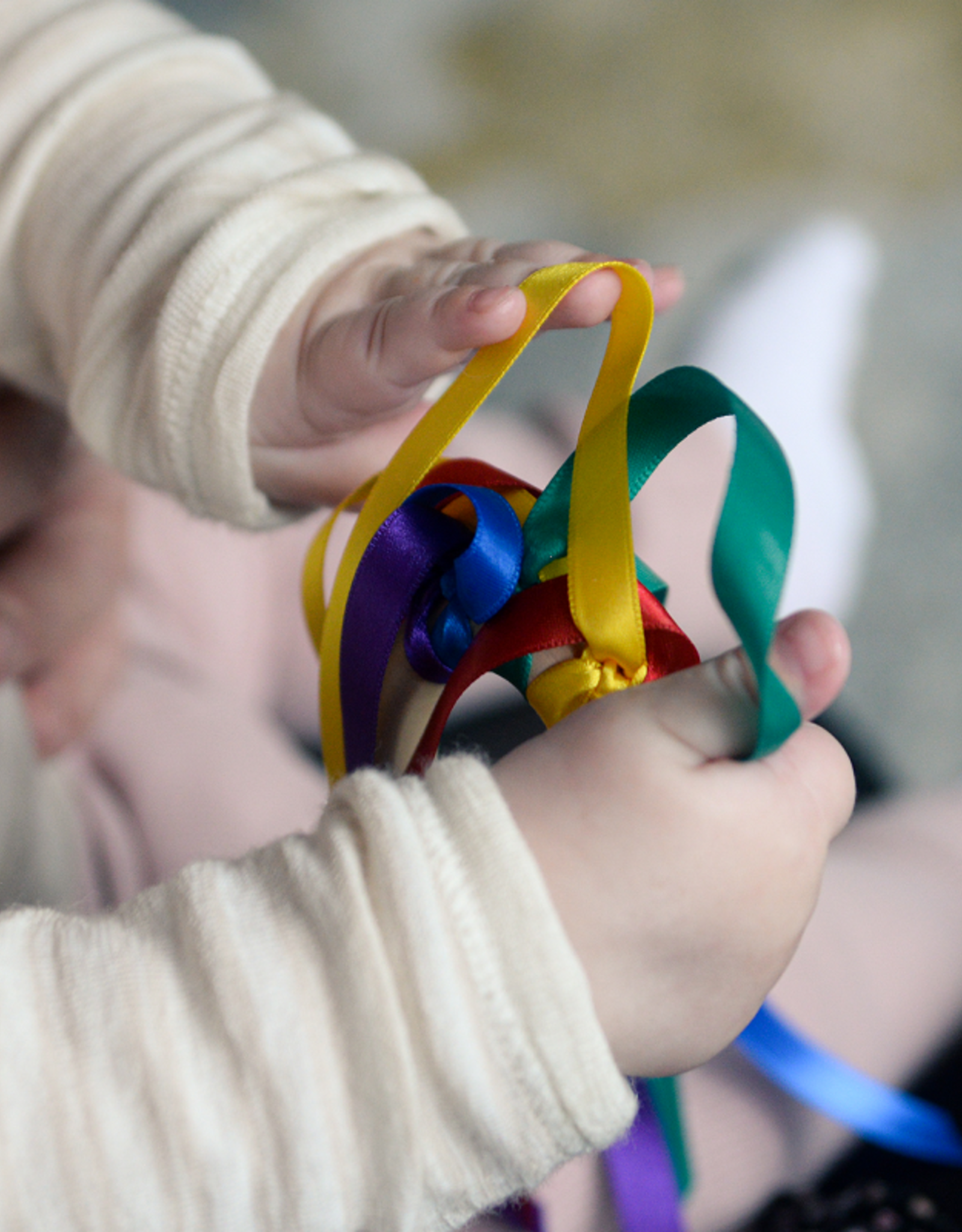 Little Botanic Label Baby handvlieger - Regenboog