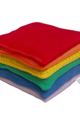 Little Botanic Label Sensorische pittenzakjes set - Regenboog