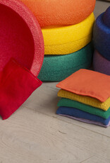 Little Botanic Label Sensorische pittenzakjes set - Regenboog