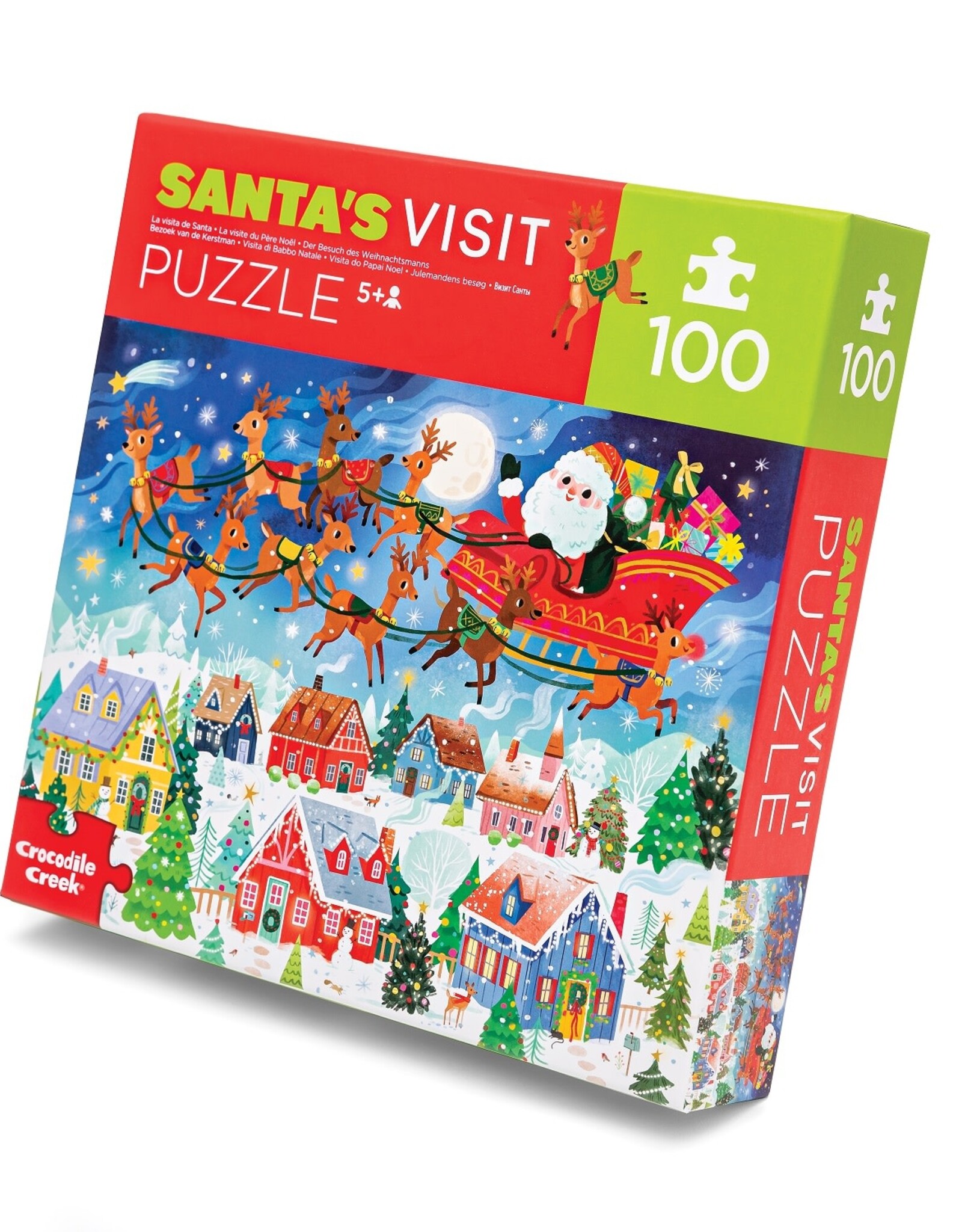 Crocodile Creek Puzzel Santa’s visit