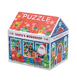 Crocodile Creek Puzzel Santa’s Workshop 50st.