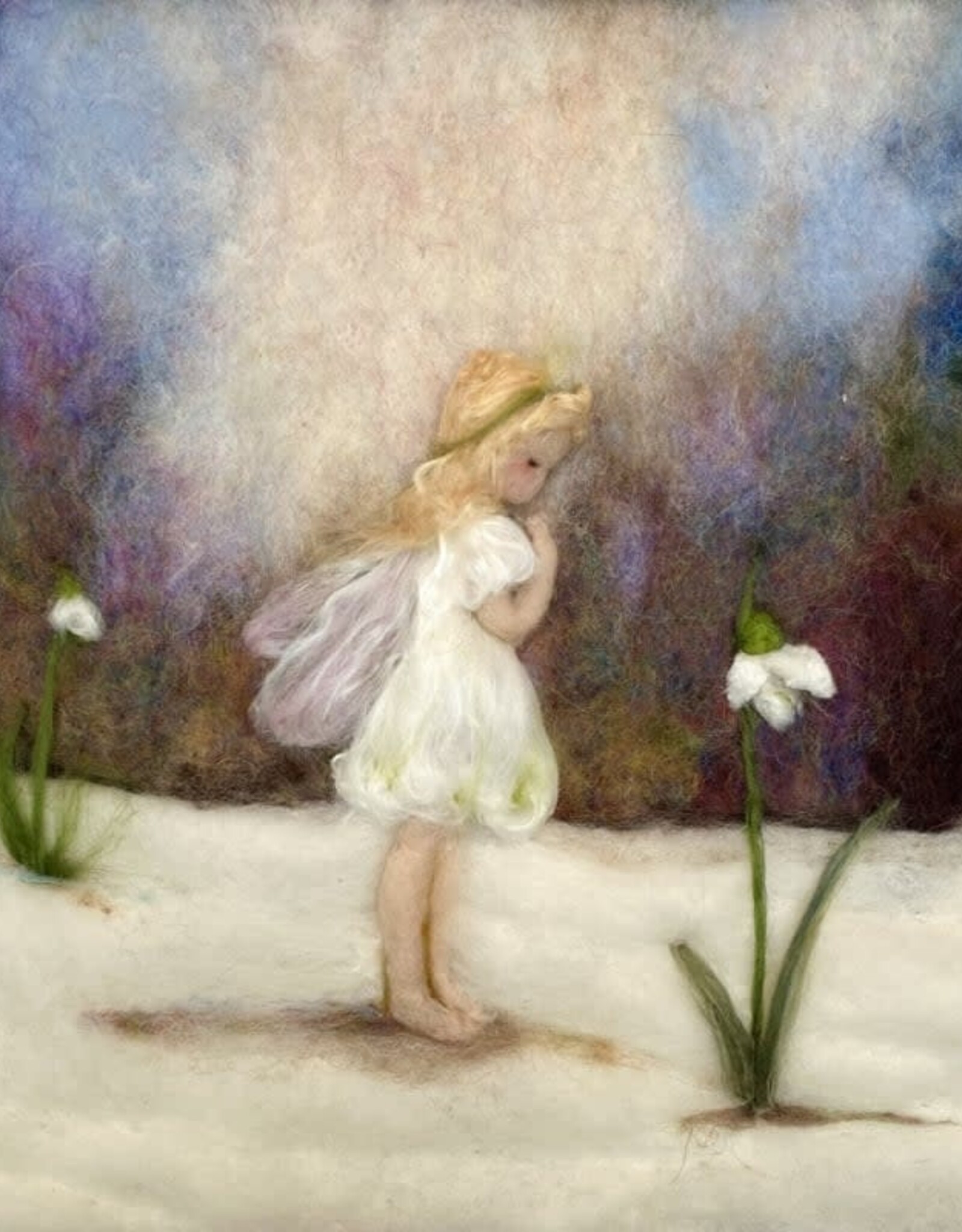 Ann Galland Seizoensplaat Sneeuwklokjes