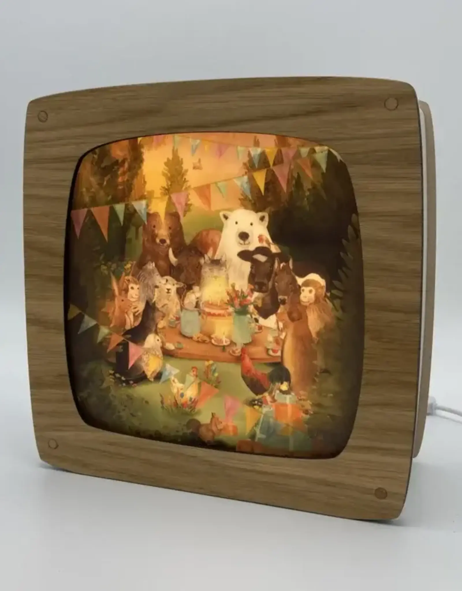 Houtlokael Seizoenslamp Oak