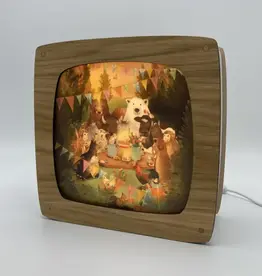Houtlokael Seizoenslamp Oak