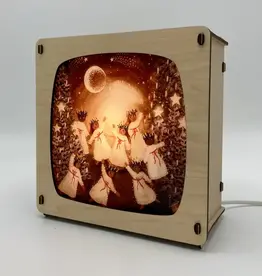 Houtlokael Seizoenslamp Basic Maple