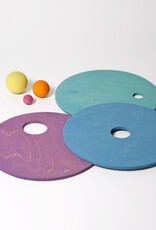 Grimm's GRIMM’S x Stapelstein® Rolling Discs Cool Pastel