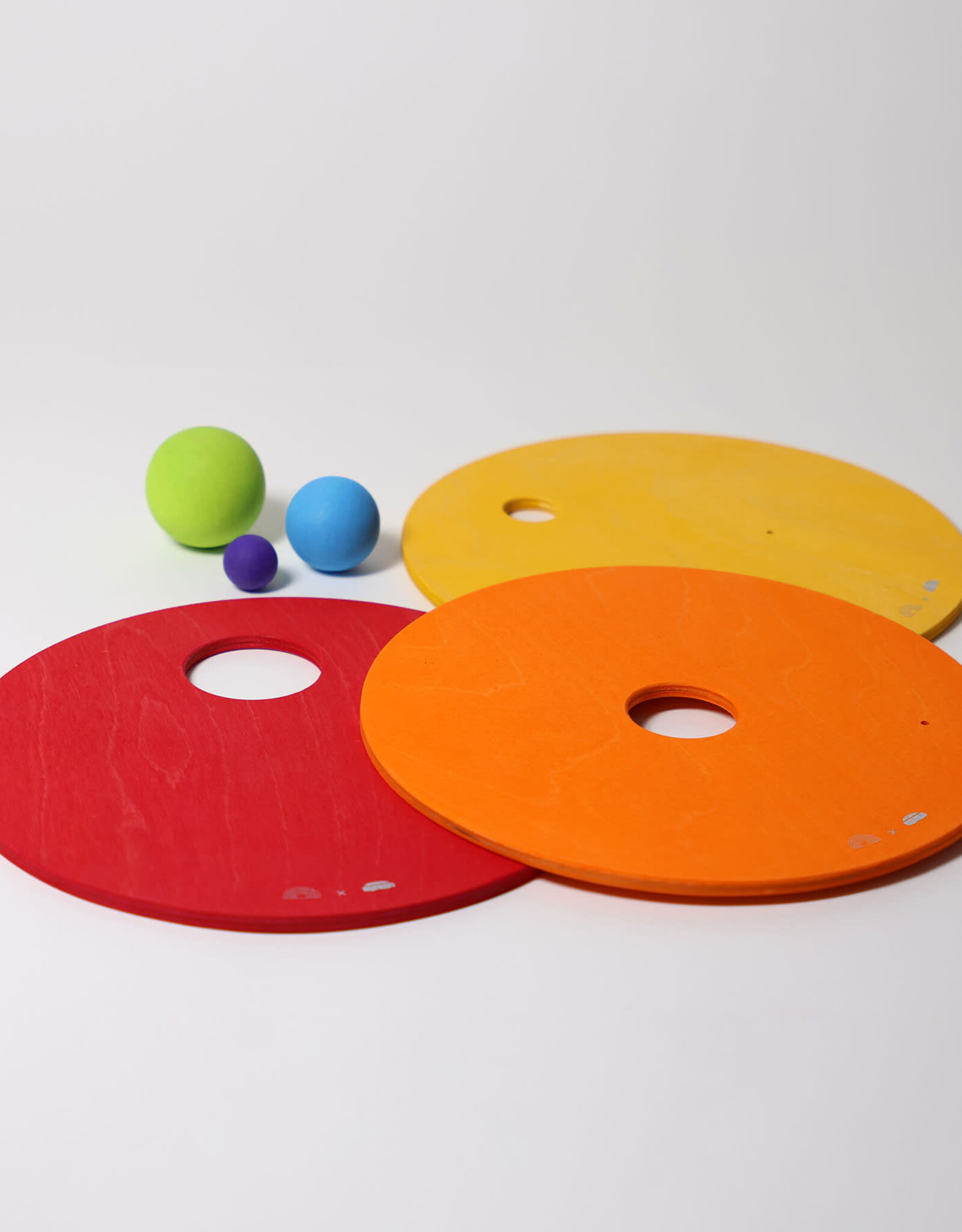 Grimm's GRIMM’S x Stapelstein® Rolling Discs Warm Classic