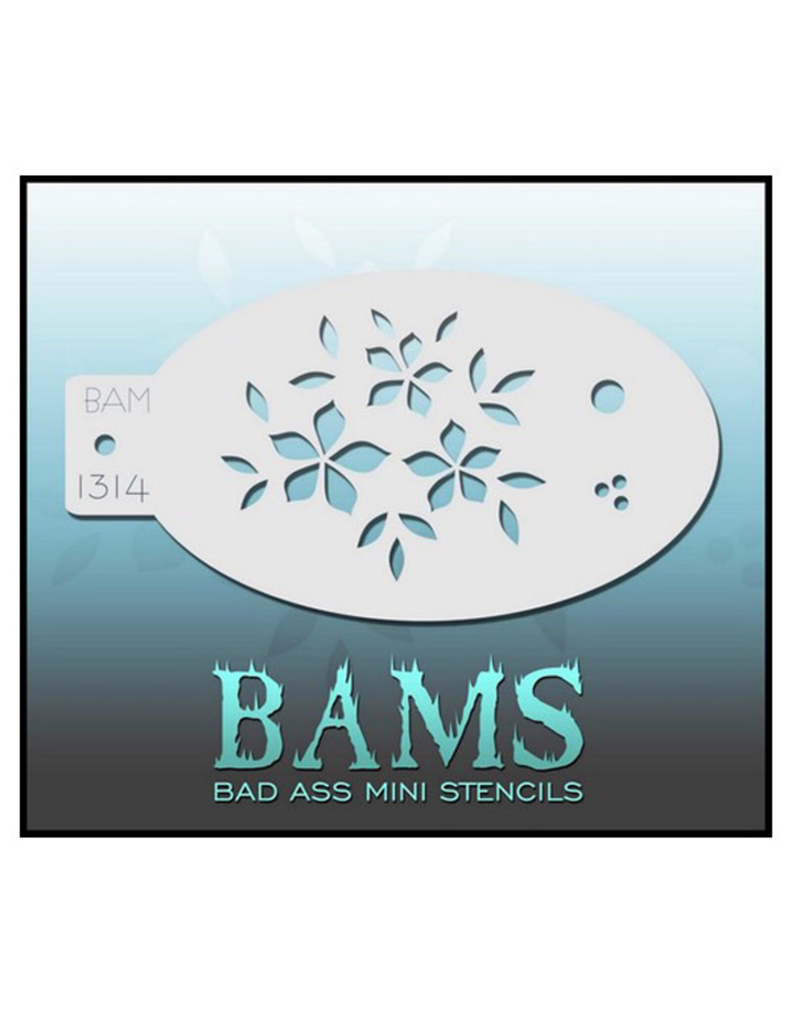 Bad Ass Sjabloon 1314 bloemetjes