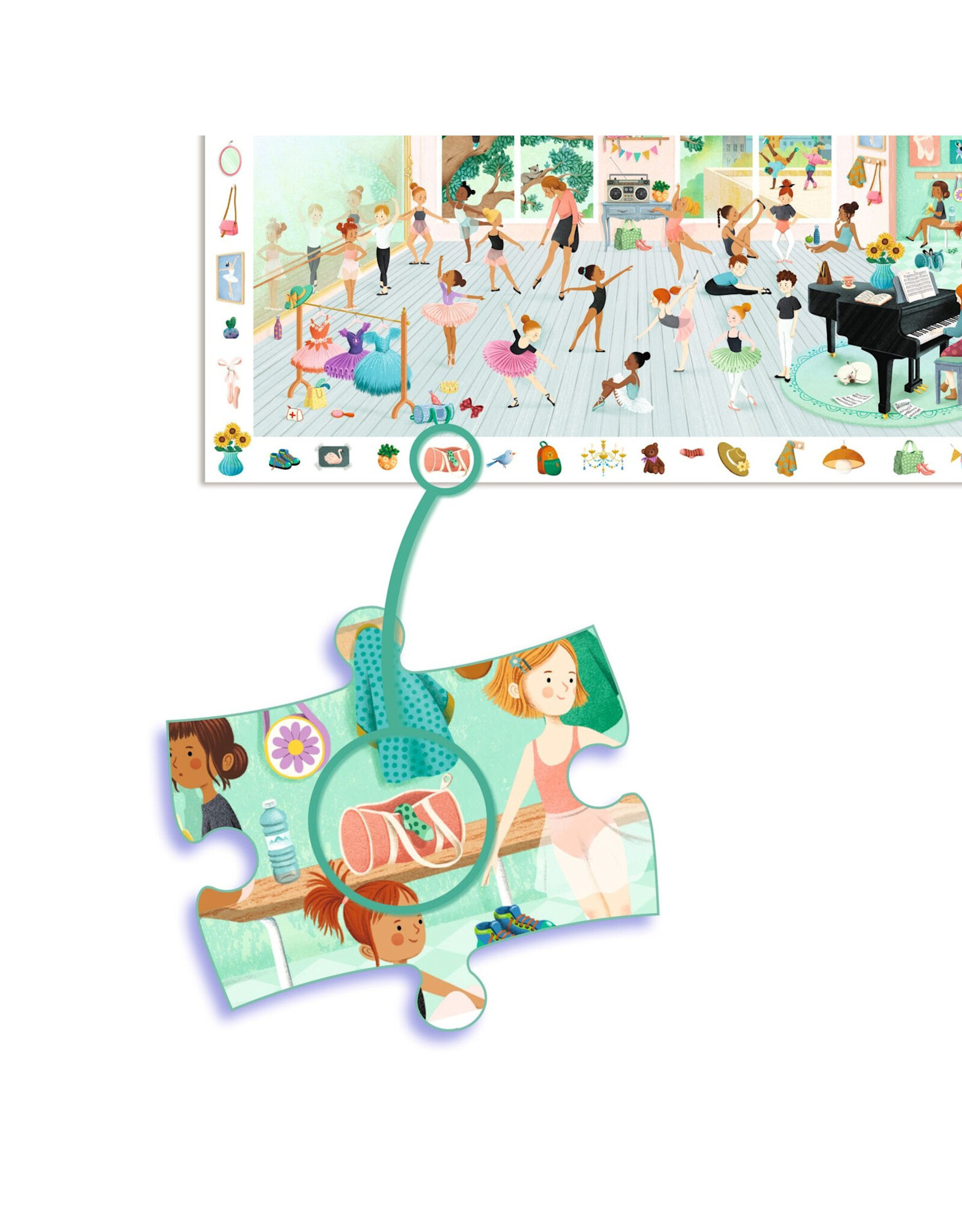 Djeco Observatiepuzzel De dansschool 100st.