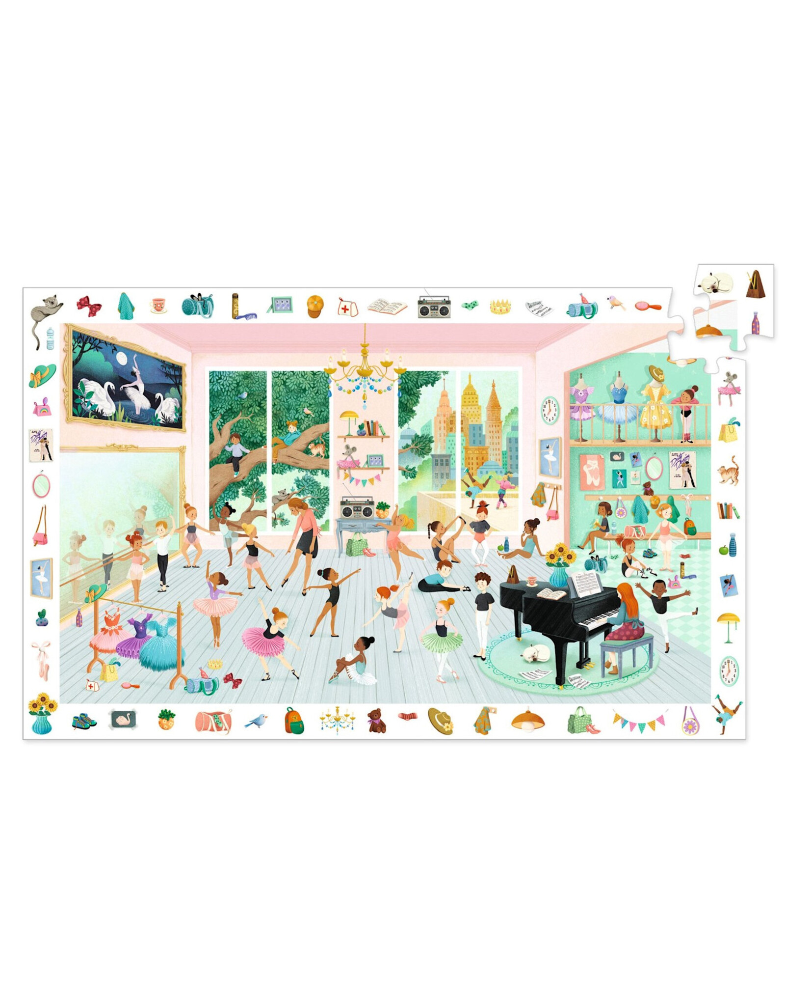 Djeco Observatiepuzzel De dansschool 100st.