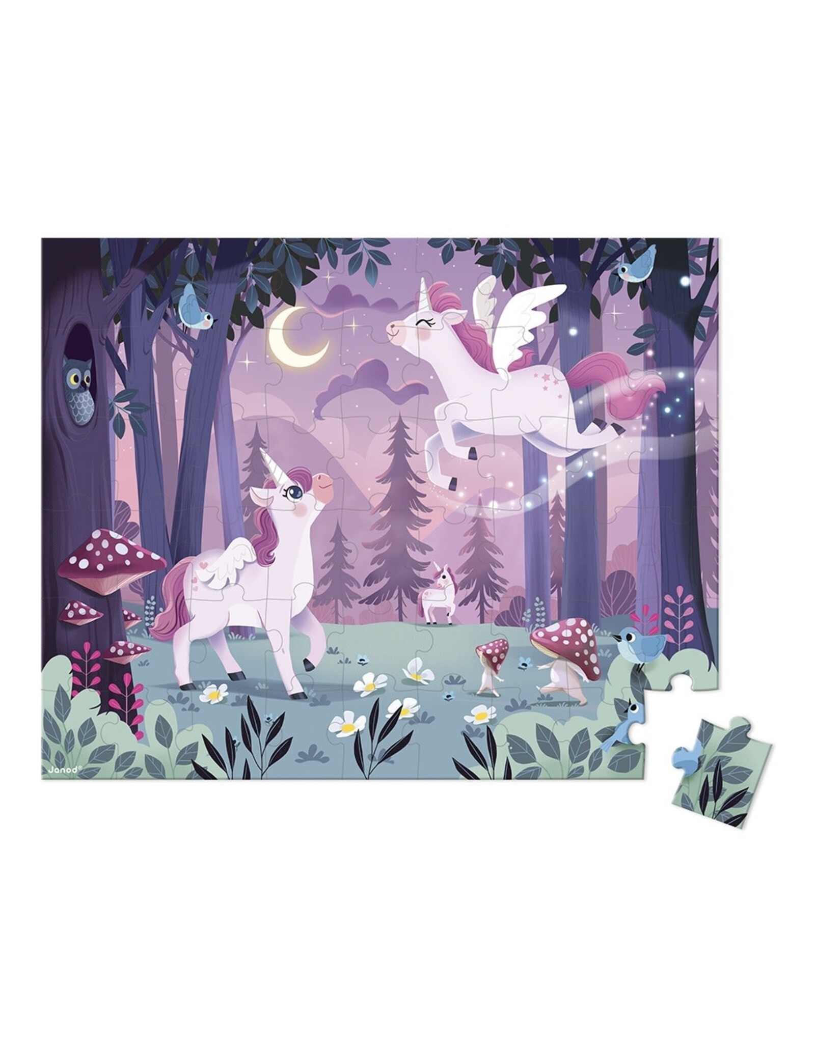 Janod Puzzel Eenhoorns 54st.