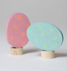 Grimm's Steekfiguur Paasei duo Floral