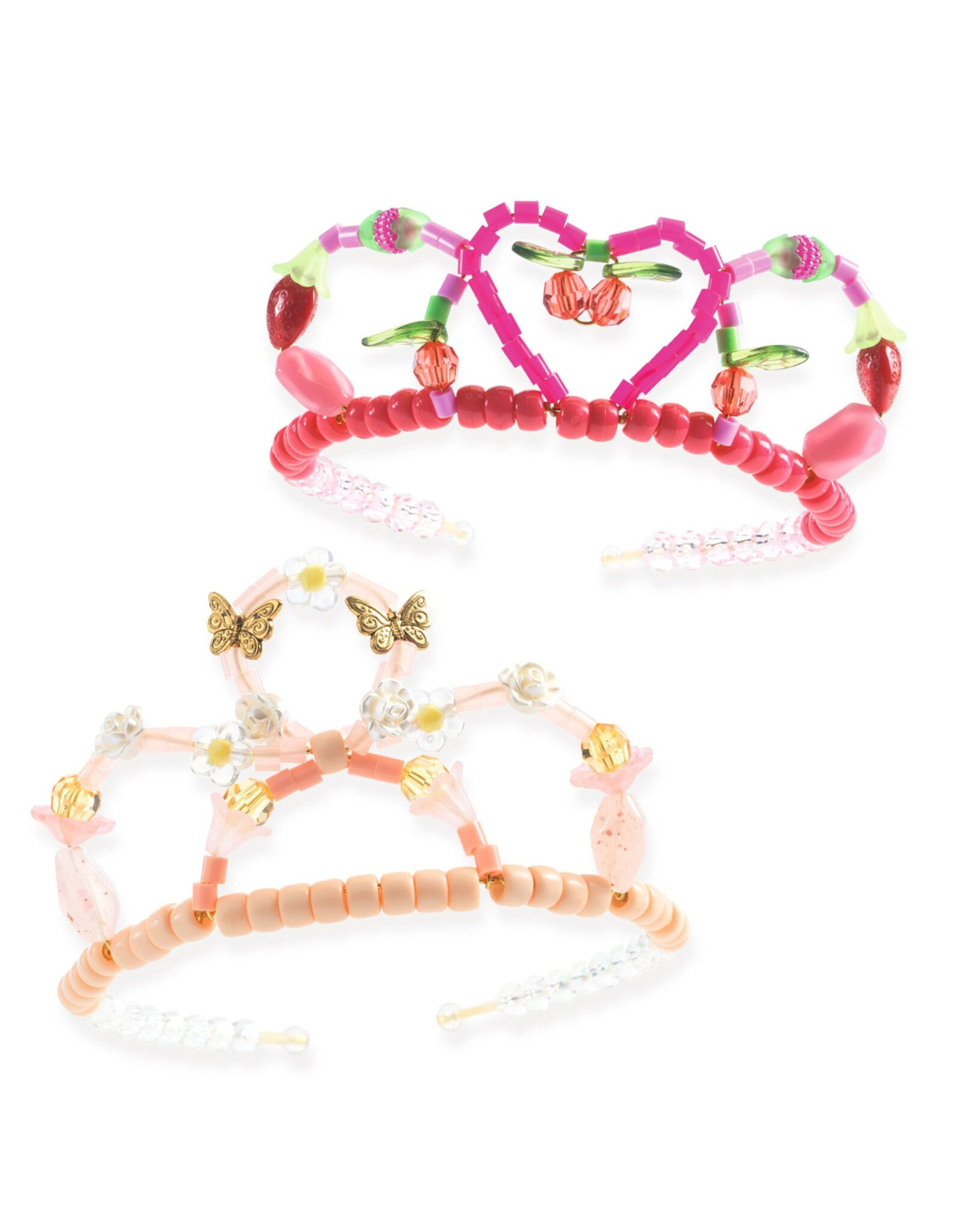 Djeco Kralenset Tiara Duo roze