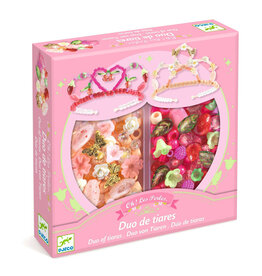 Djeco Kralenset Tiara Duo roze