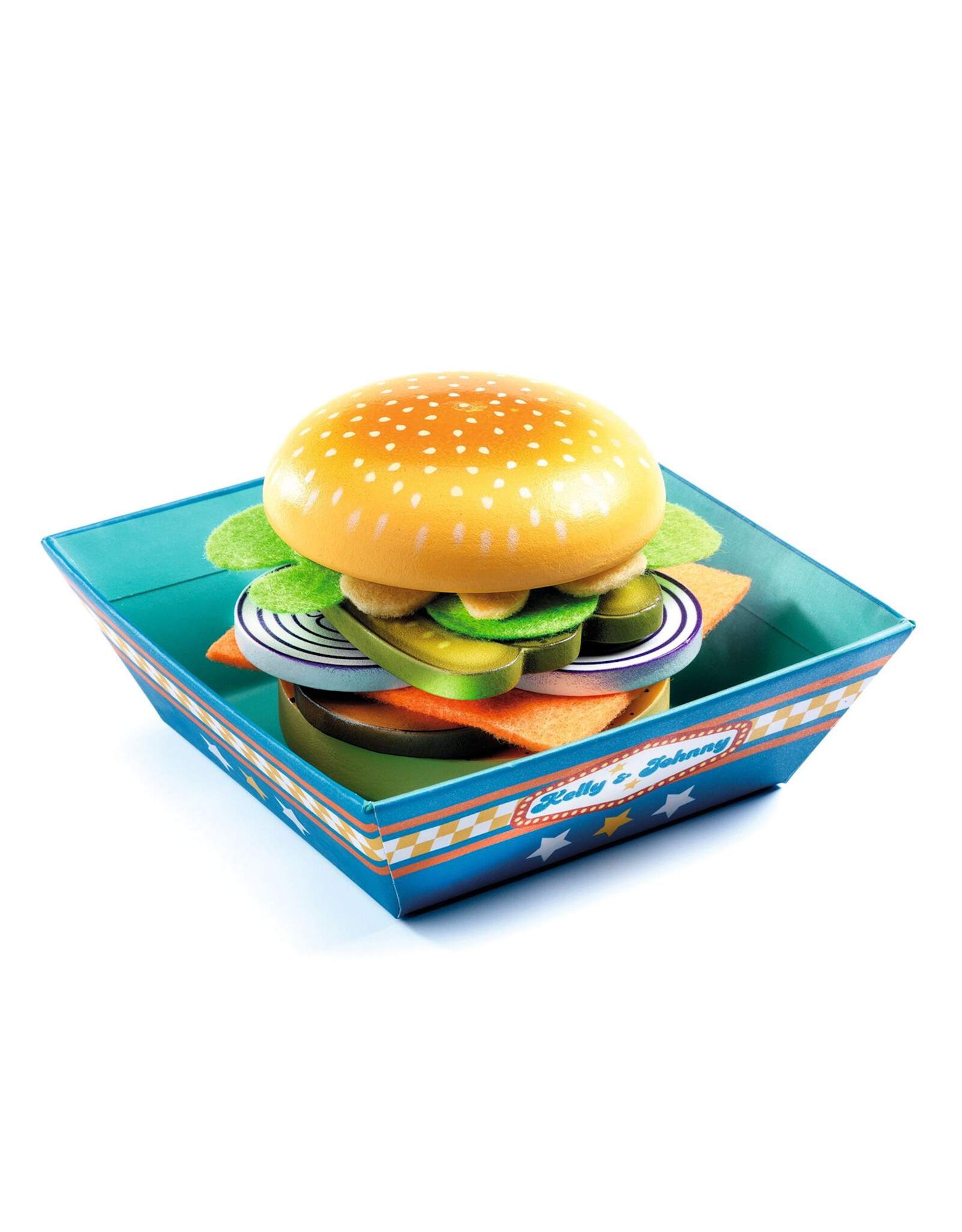Djeco Burger set Kelly & Johnny