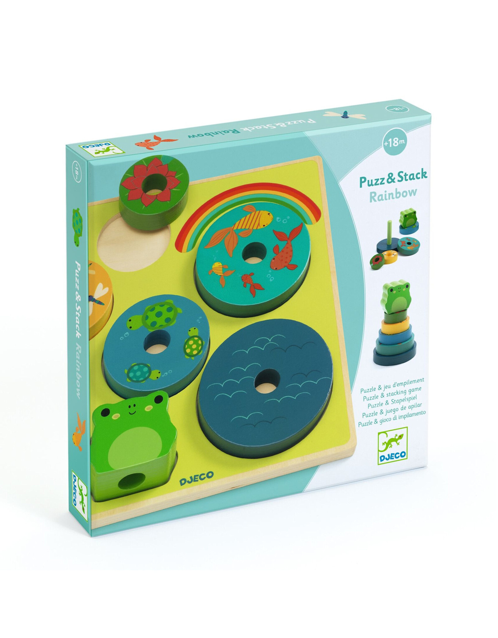 Djeco Puzz & Stack Rainbow
