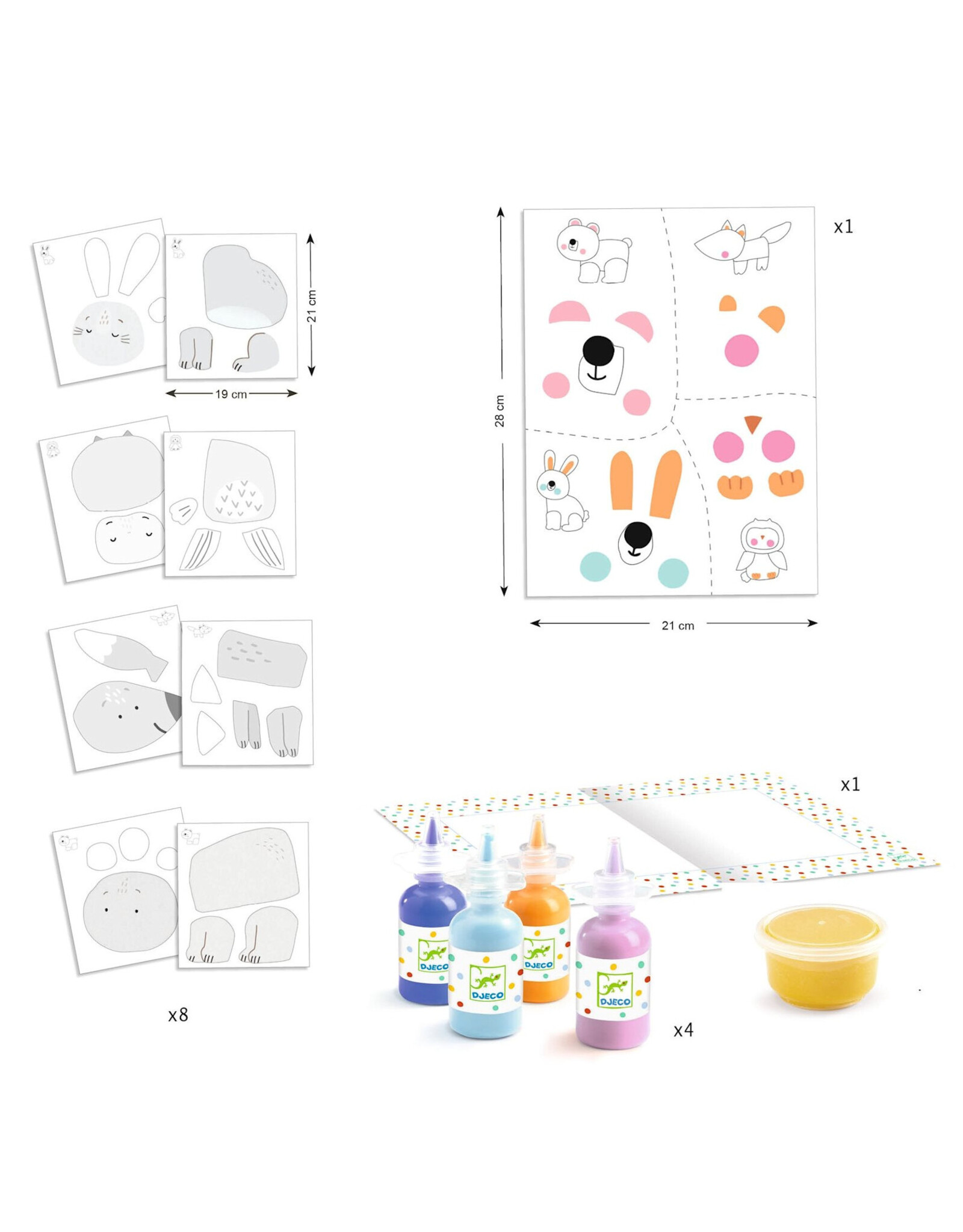 Djeco Vingerverf Kliederen