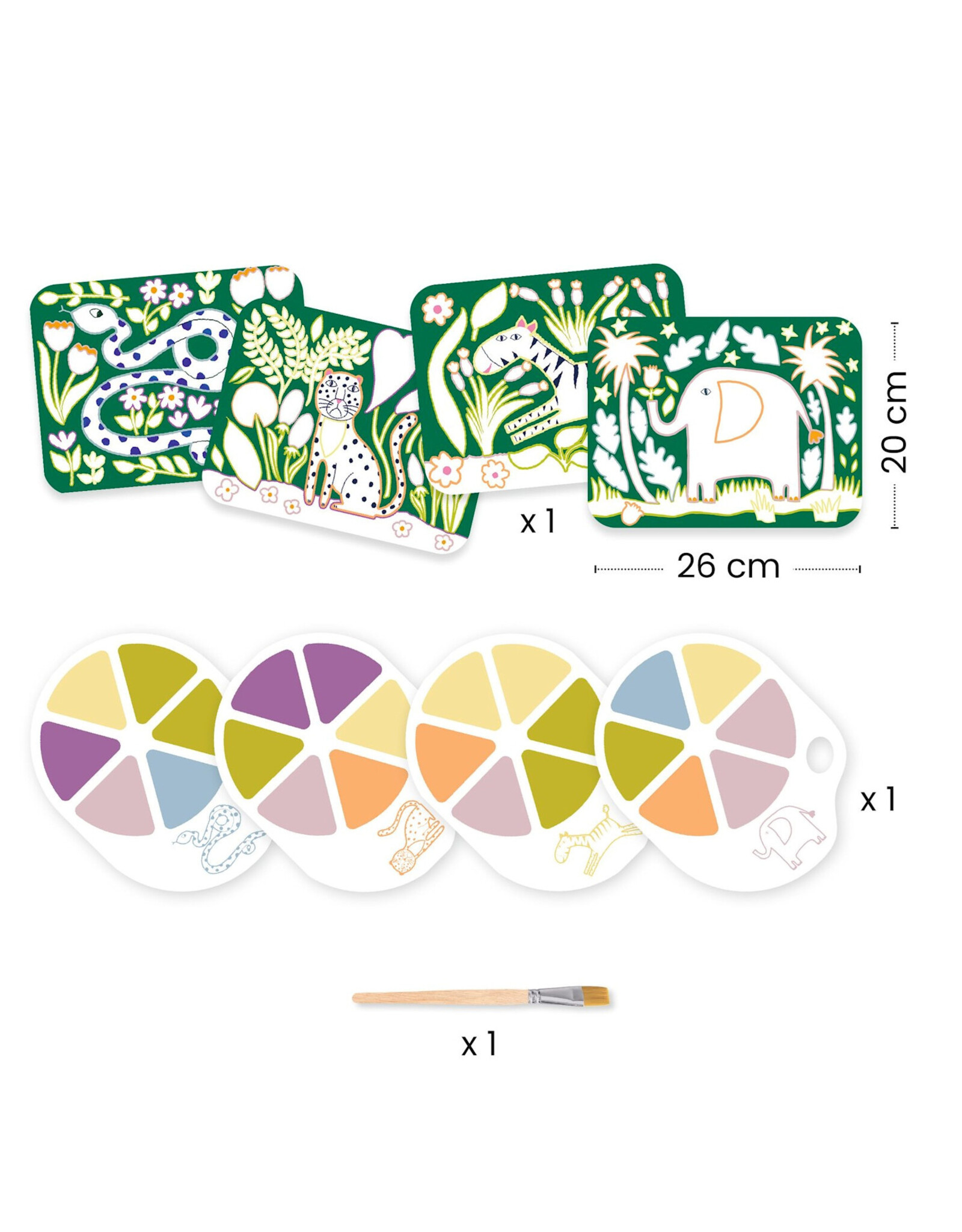 Djeco Schilderen - Wilde dieren