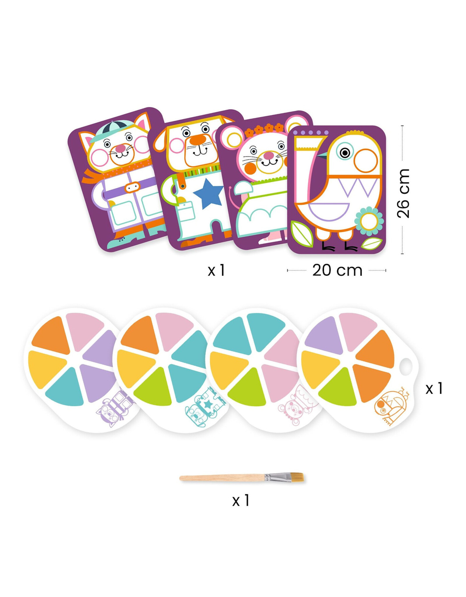 Djeco Schilderen - Bolle wangetjes