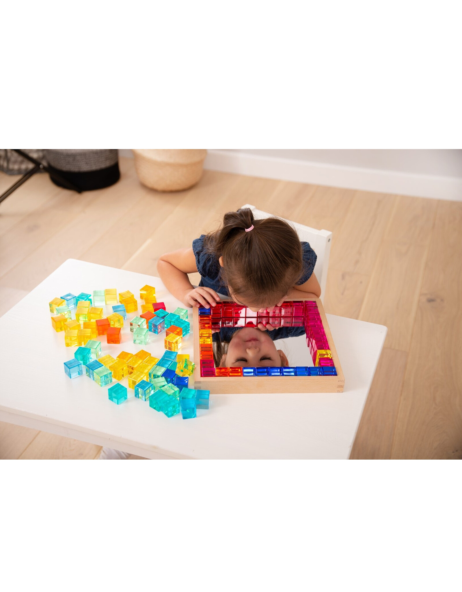 TickiT Gem Cube Mirror Tray