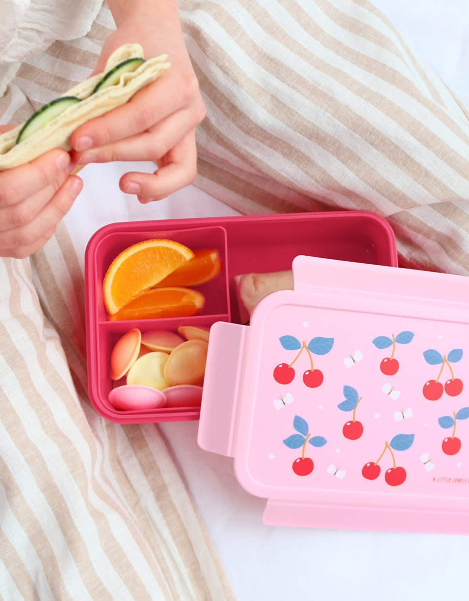 A Little Lovely Company Lunchbox Bento Cherries