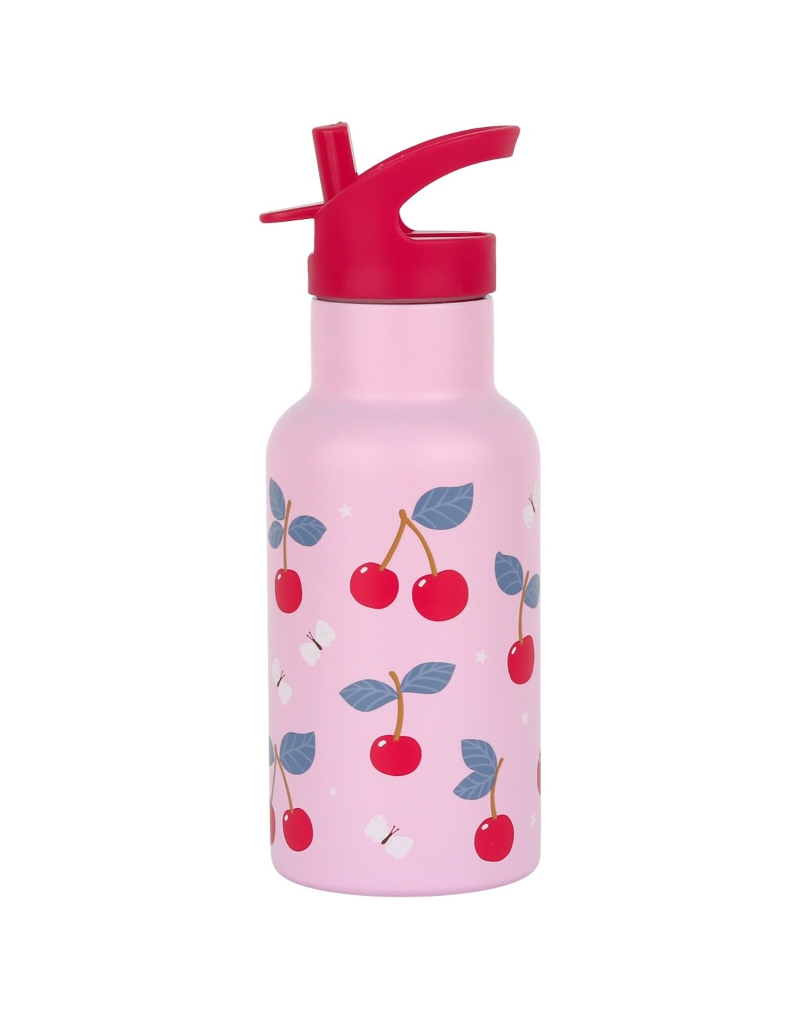 A Little Lovely Company Drinkfles RVS Cherries