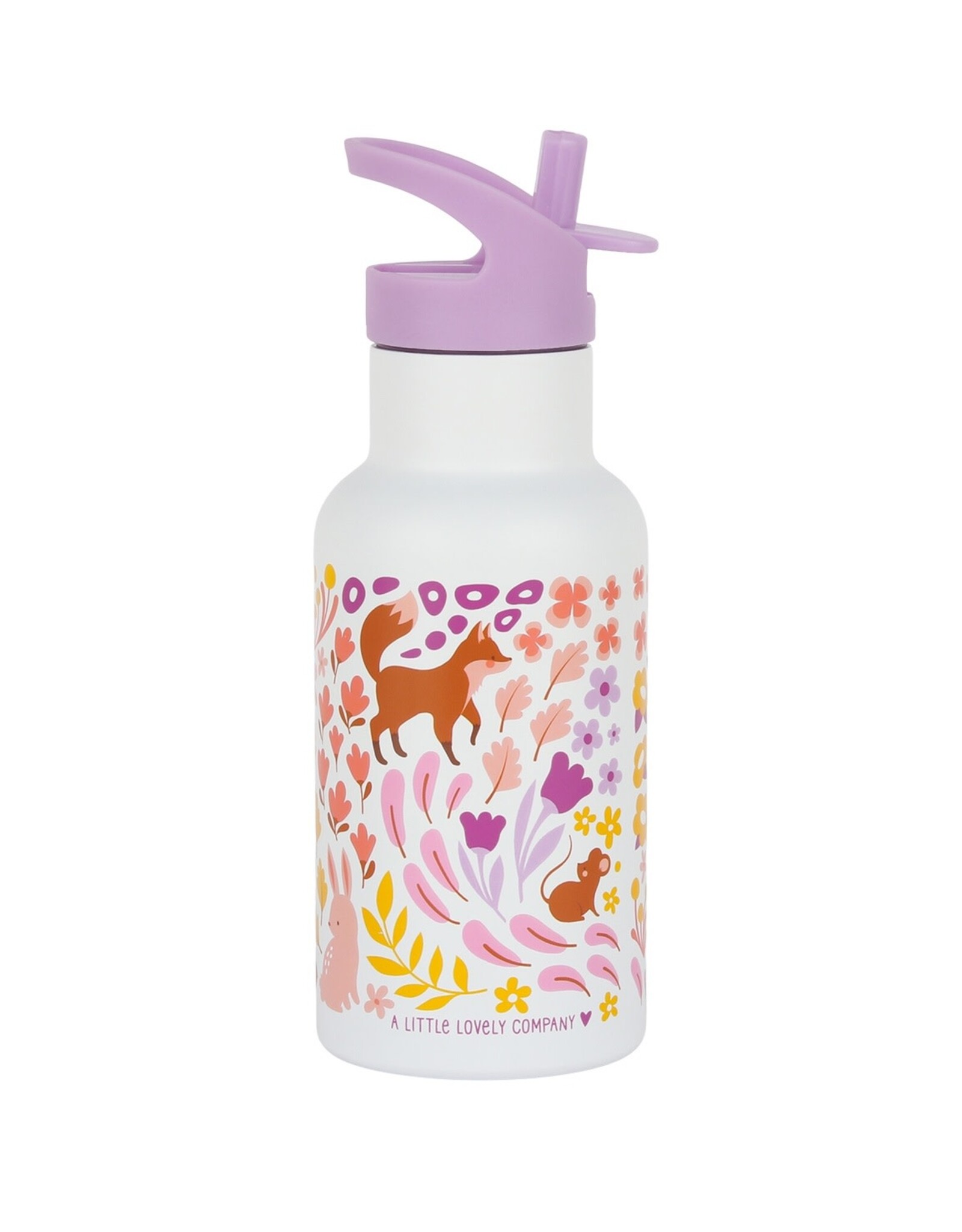A Little Lovely Company Drinkfles RVS Flower Garden