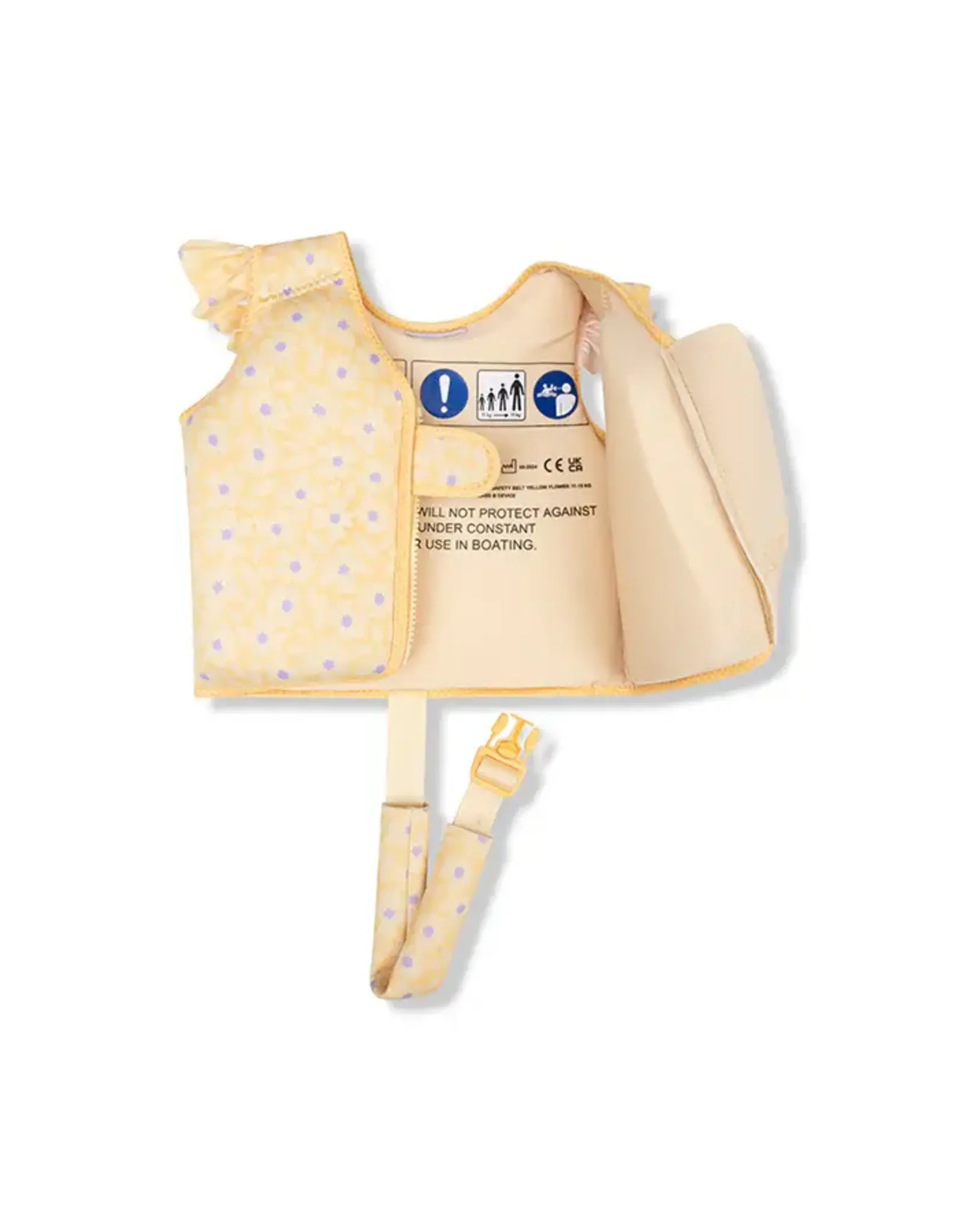 Swim Essentials Zwemvest Florish geel S