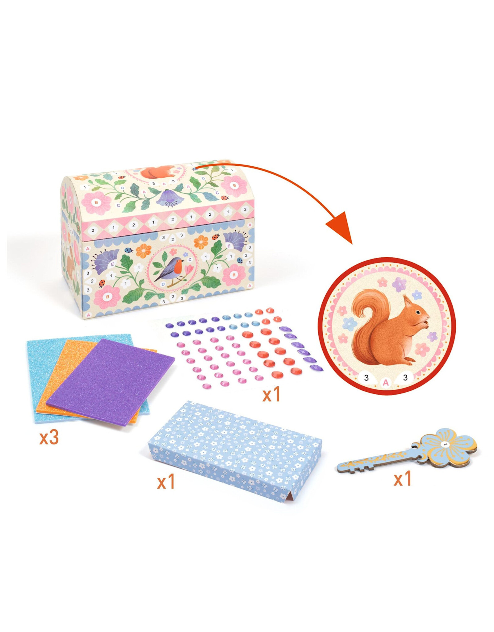 Djeco DIY Kostbare schatten