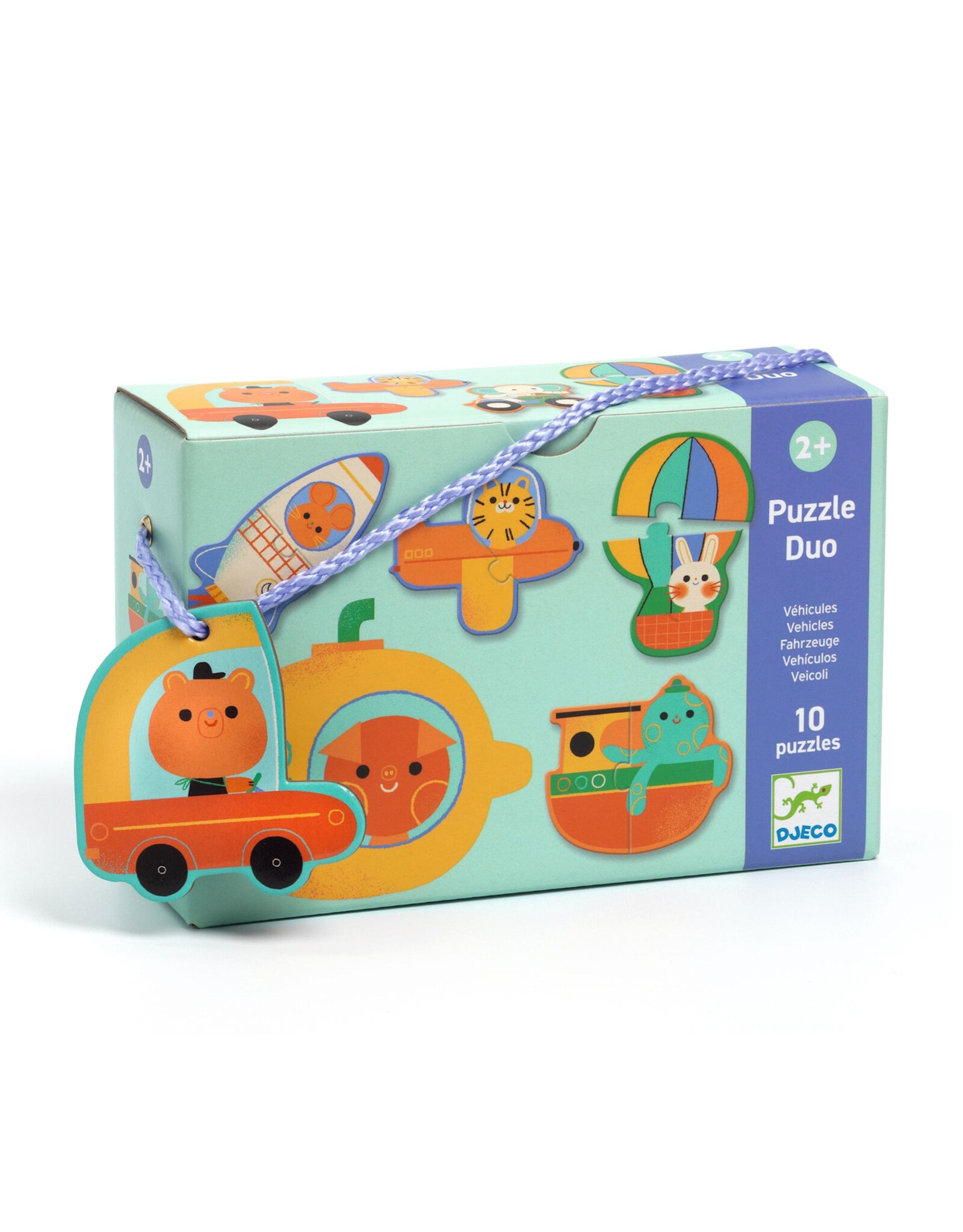 Djeco Puzzelduo Voertuigen