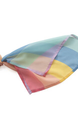 Little Botanic Label Playcycle speeldoek 30cm met ring waves pastel