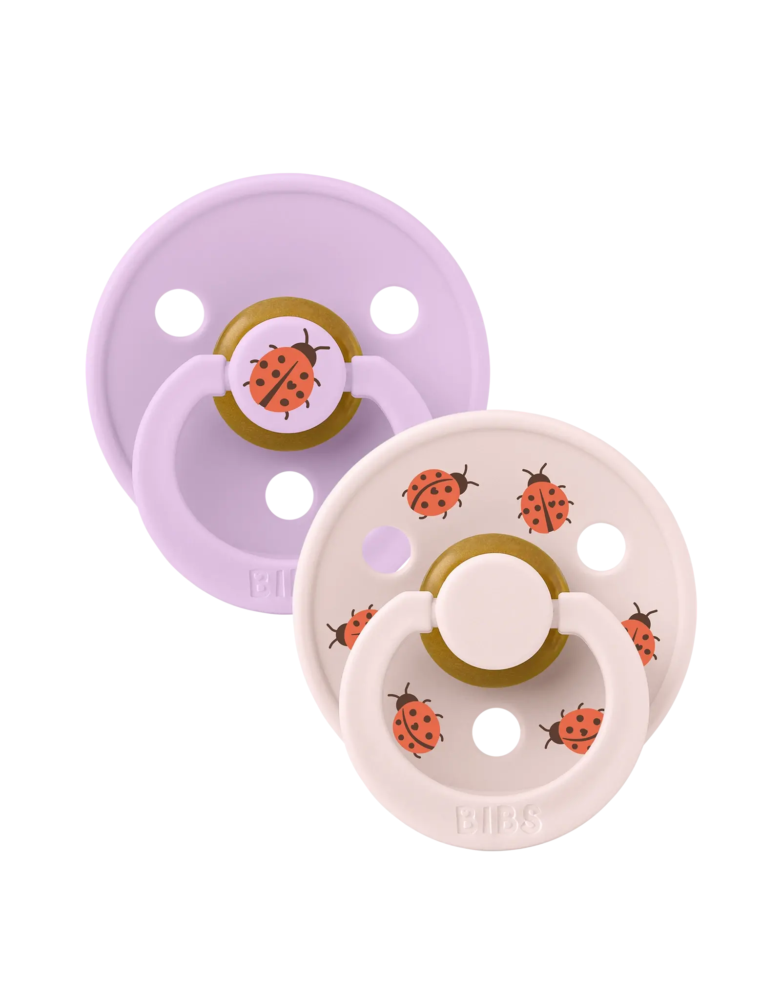 BIBS Fopspeen set BIBS Studio Colour Ladybug Violet Sky Mix