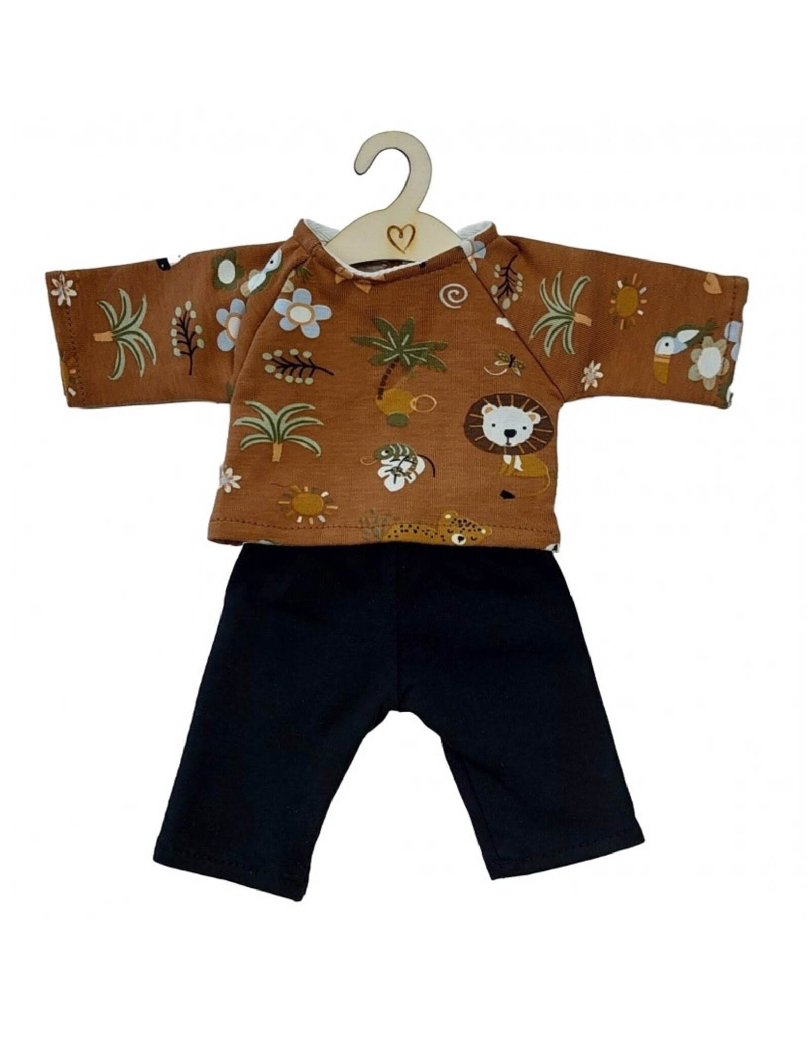 Hollie Broek met shirt Safari