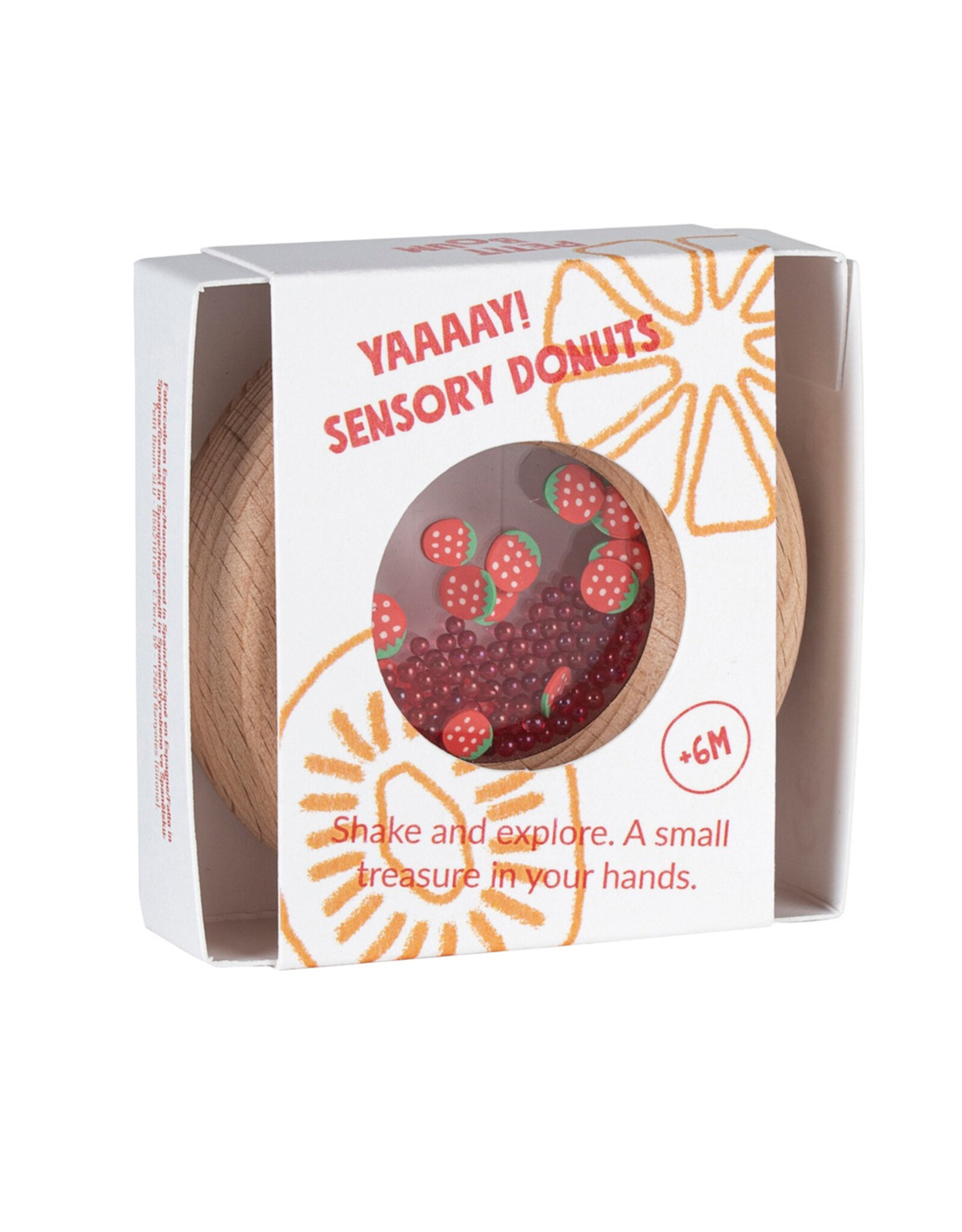 Petit Boum Sensory Donut Aardbei