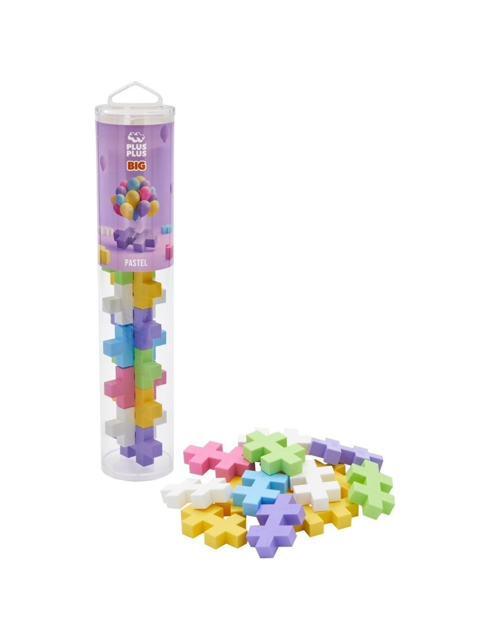 Plus-Plus Tube BIG Pastel 15st.