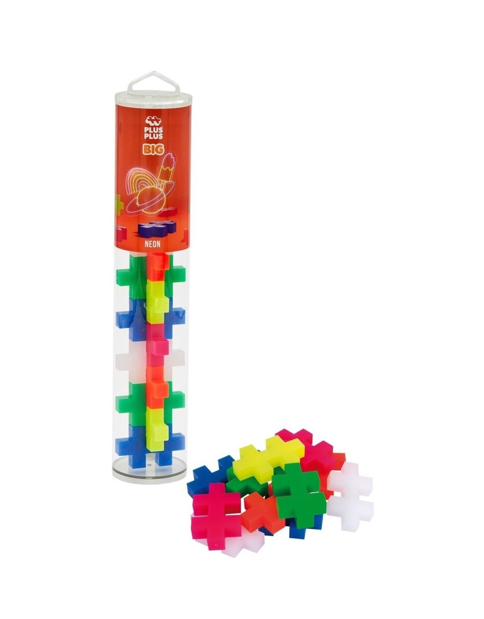 Plus-Plus Tube BIG Neon 15st.