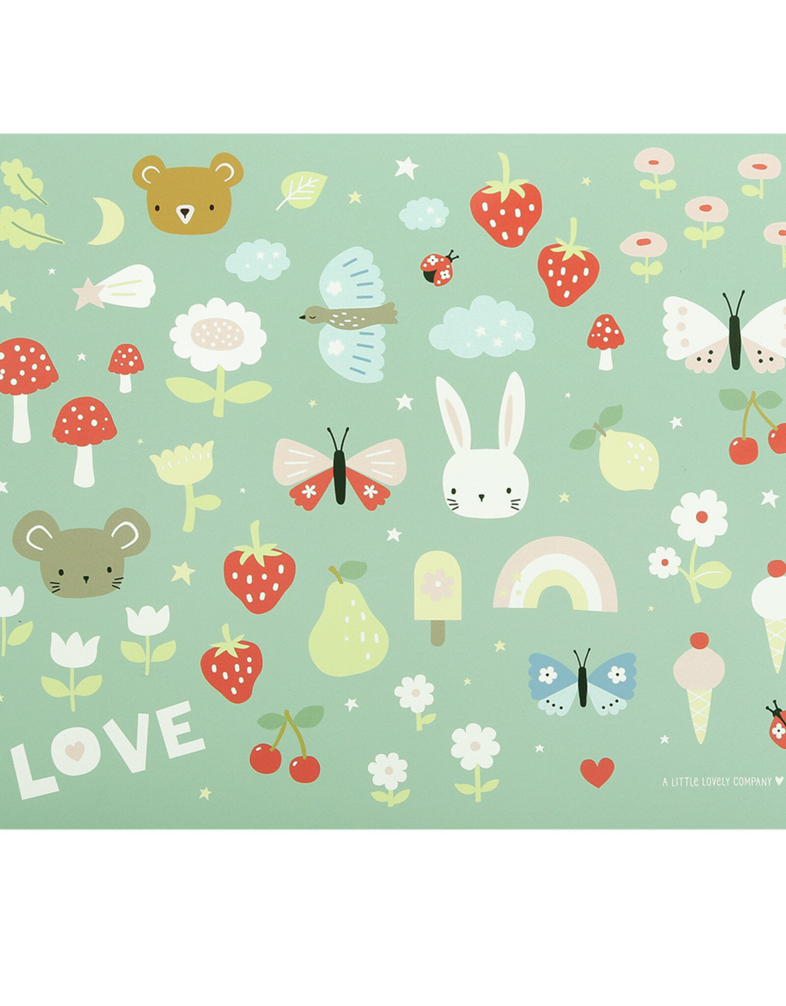 A Little Lovely Company Placemat Joy