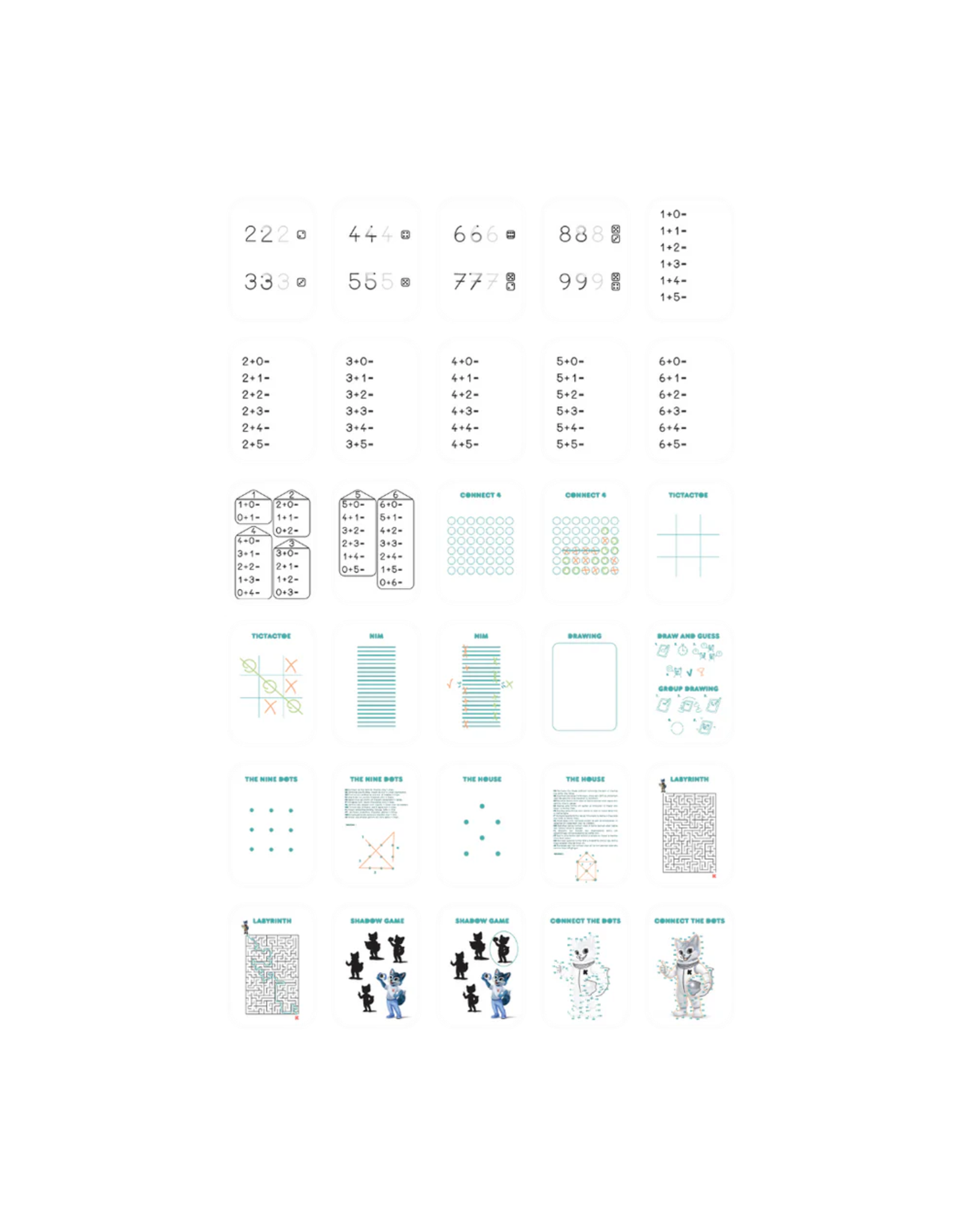 Kidywolf Navulling Kidydraw Mini Spelletjes & Onderwijs