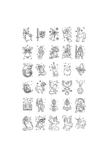 Kidywolf Navulling Kidydraw Mini Sprookjes & Dieren