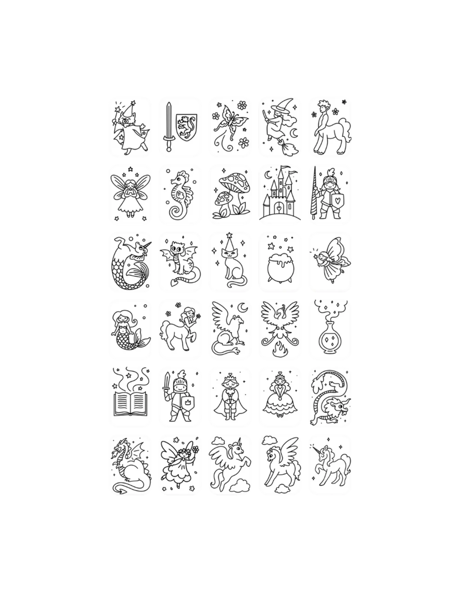 Kidywolf Navulling Kidydraw Mini Sprookjes & Dieren