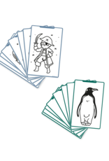 Kidywolf Navulling Kidydraw Mini Wilde dieren & Oceanen en piraten