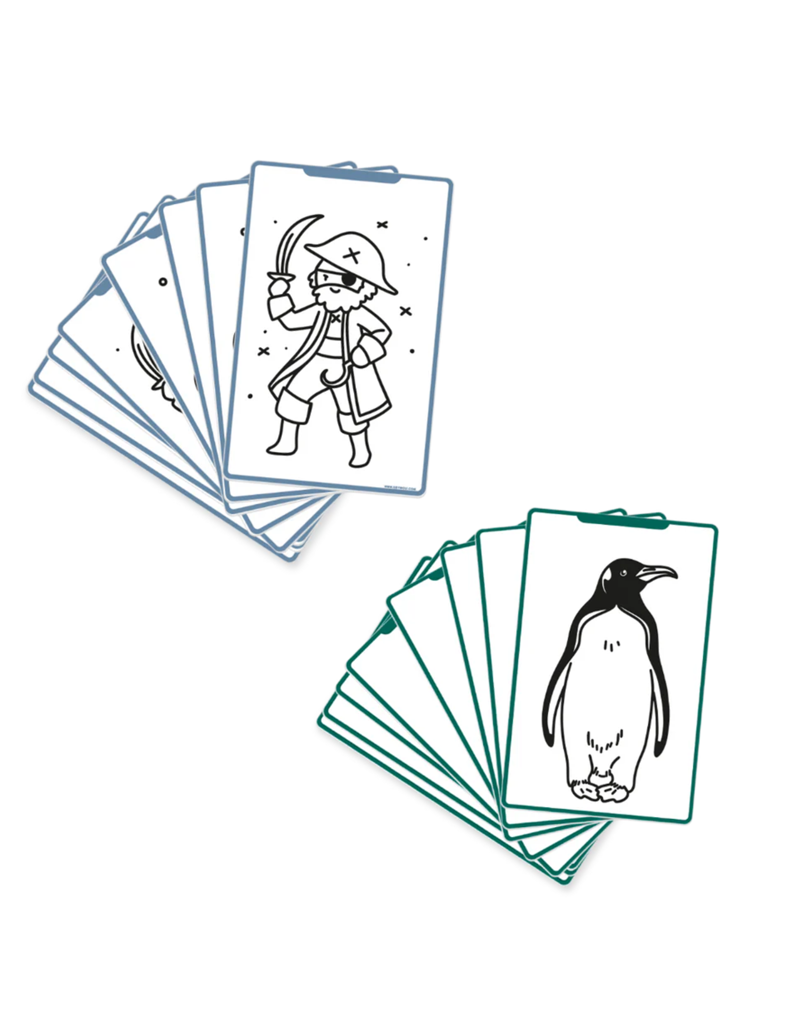 Kidywolf Navulling Kidydraw Mini Wilde dieren & Oceanen en piraten