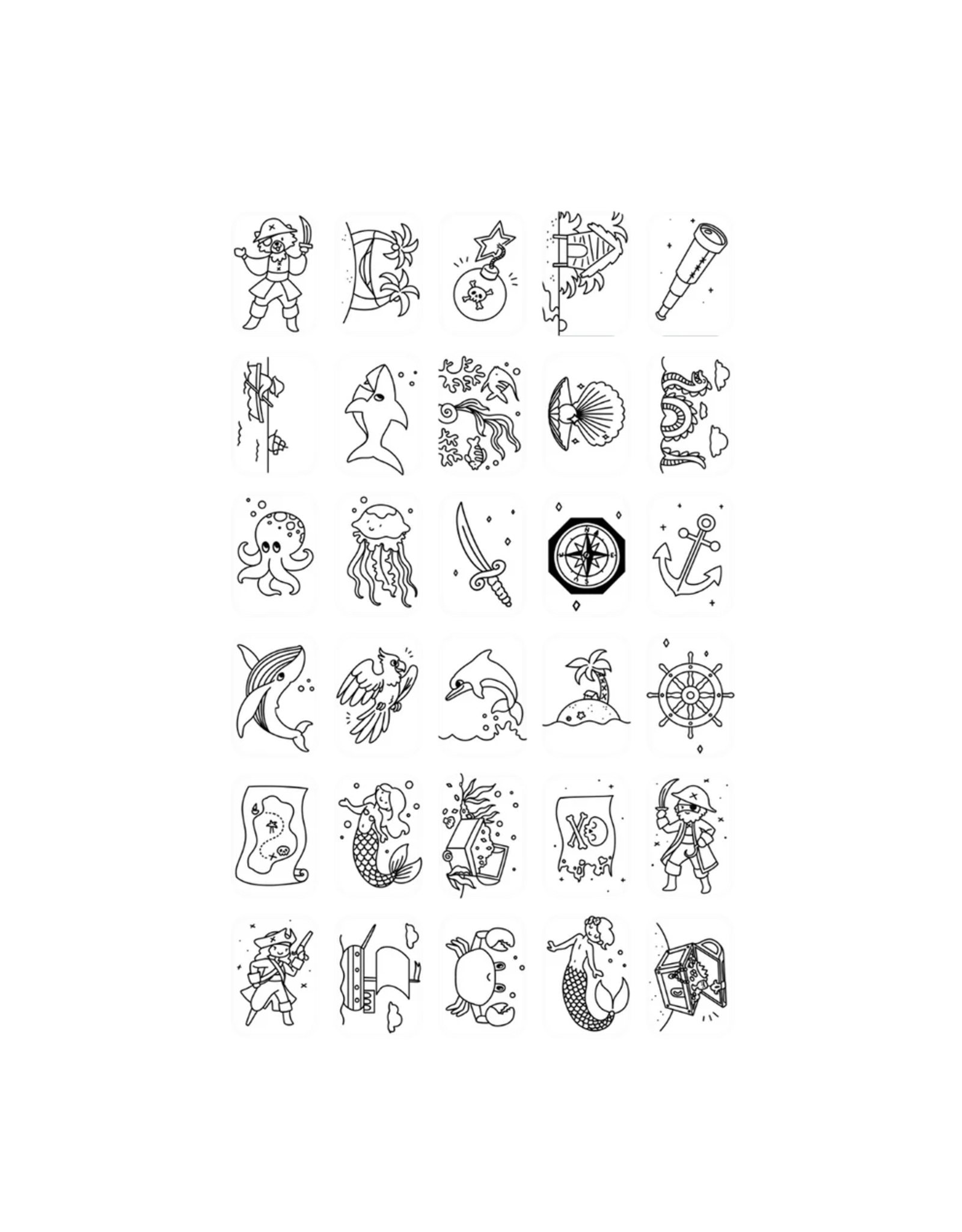 Kidywolf Tekentablet Kidydraw Mini Oceanen & Piraten